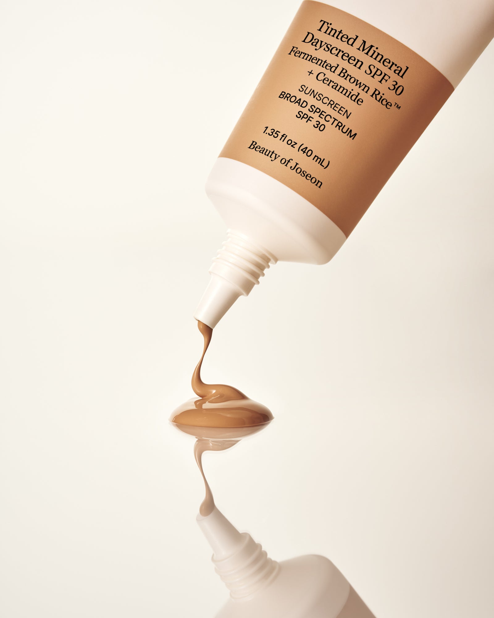 a close-up of a cream